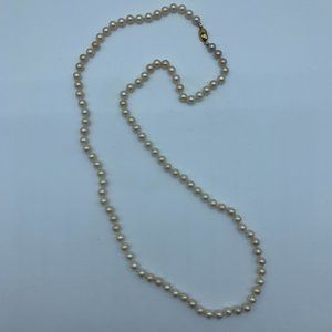 Faux Pearls 14"long